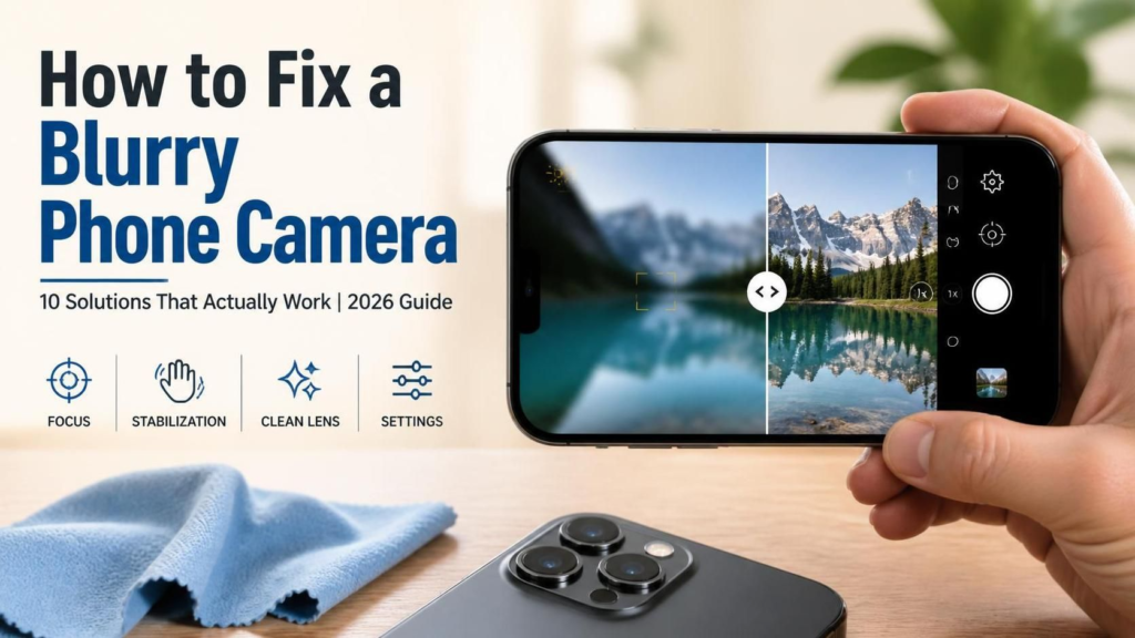 How to Fix a Blurry Phone Camera: 10 Solutions That Actually Work (2026 Guide)
