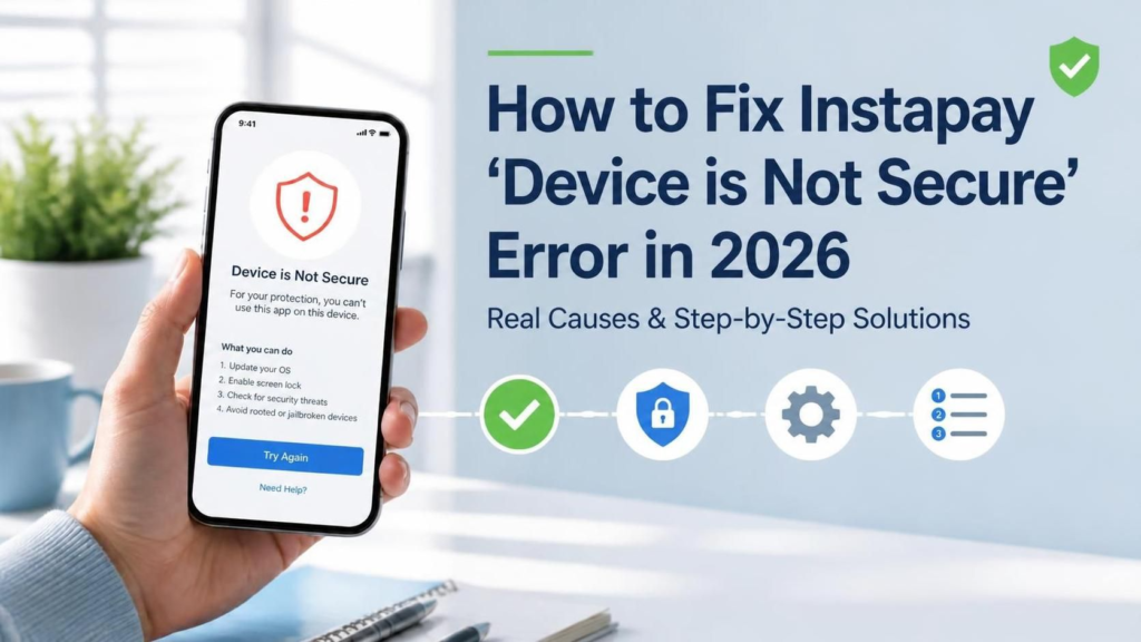 How to Fix Instapay “Device is Not Secure” Error in 2026: Real Causes & Step-by-Step Solutions