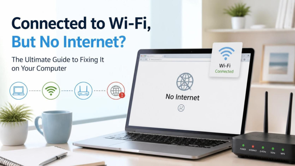 The Ultimate Guide to Fixing “Connected to Wi-Fi, But No Internet” on Your Computer